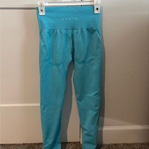 NVGTN Blue High-Rise Seamless Leggings